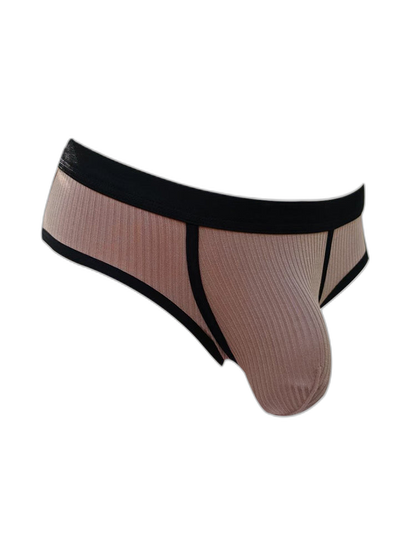 3 Pack Men's Seamless Comfort Large Supportive Pouch Sexy Low-Rise Briefs