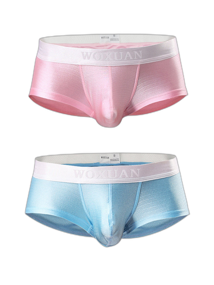 2 Pack Men's Contoured Pouch Sexy Trunks