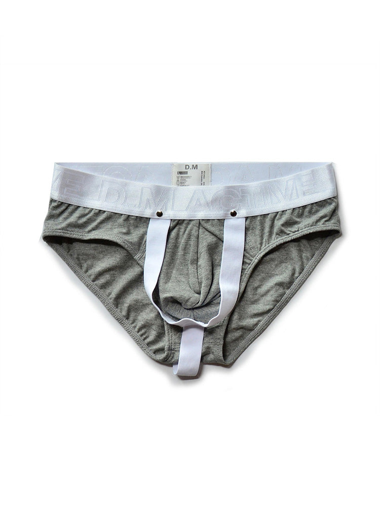 D.M Simple Cotton Suspender Briefs