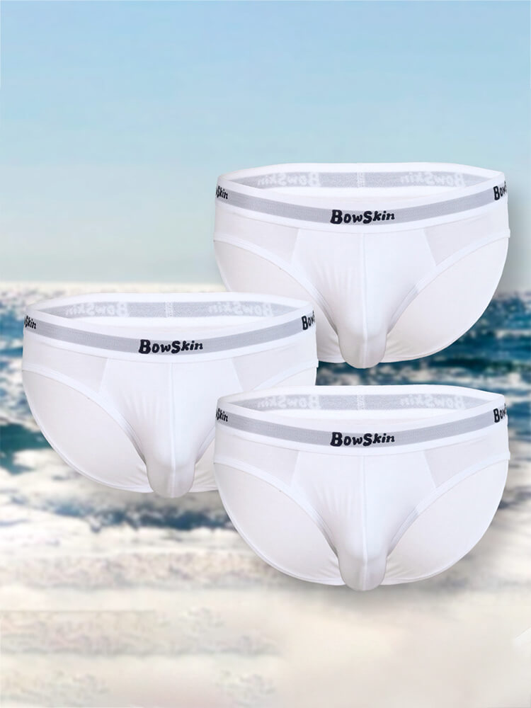 Men's Sexy Stretch U-Convex Pouch Solid Briefs