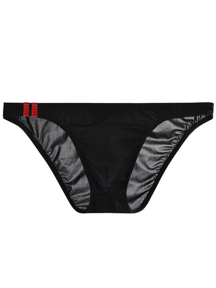 Men's Sexy Ice Silk Thin U-Convex Pouch Briefs