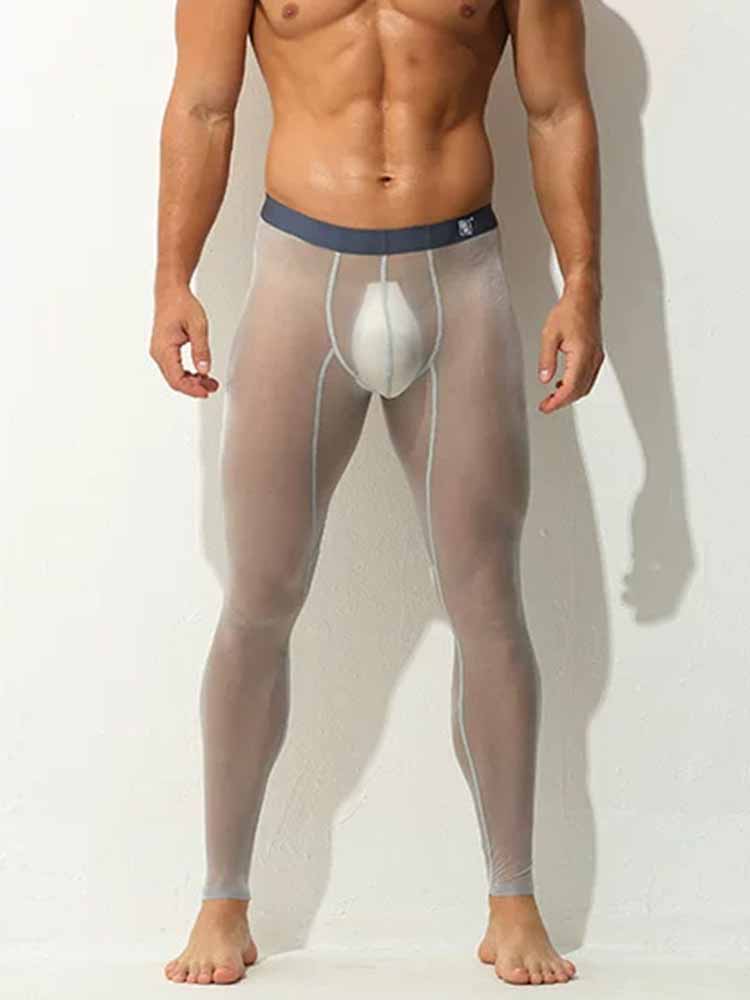 Men's Sexy High-Elastic Transparent Leggings