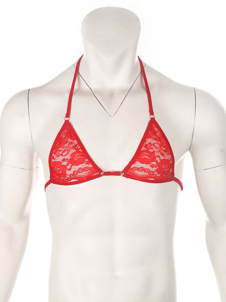 Men's Adjustable Breastless Bra
