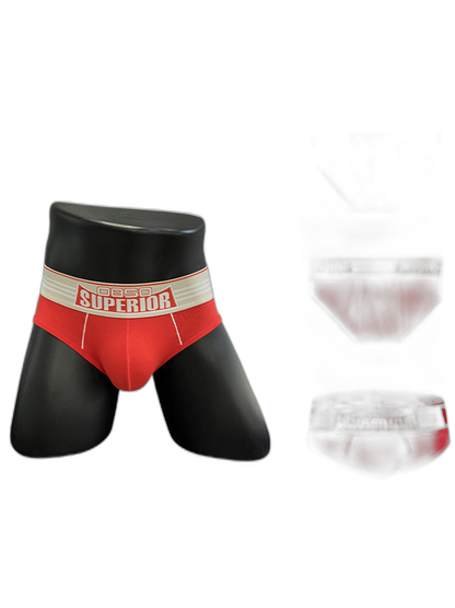 Men’s Elasticated Waistband Low-rise Pouch Briefs