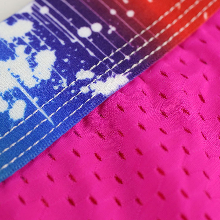 4 Pack Breathable Modal Colored Belt Briefs-rainbow pride underwear