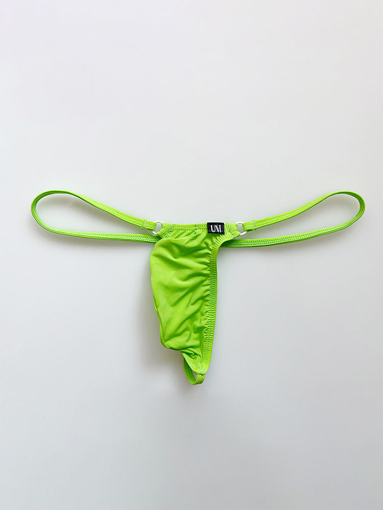 Men's Smooth Ice Silk Low Rise Thong 
