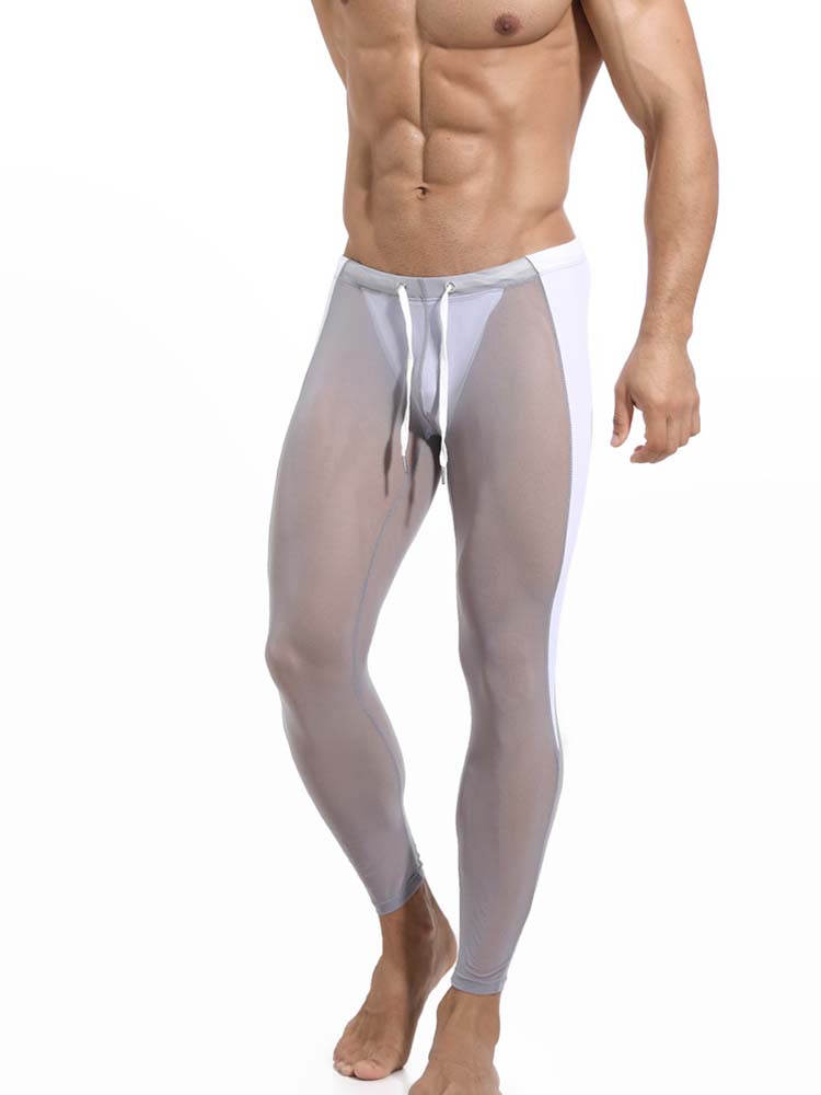 Men's High Elastic Transparent Sport Slim Pants