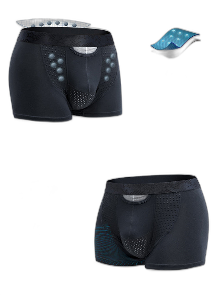 Men's Modal Dual Separate Pouch Trunks