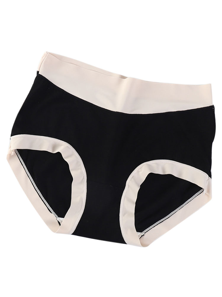 Men's Mid-Waist Colorblock Butt Lifting Briefs
