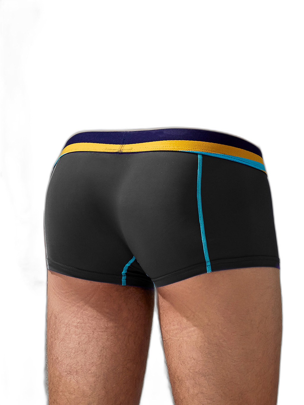 Men's Sport Splicing Lines Trunks