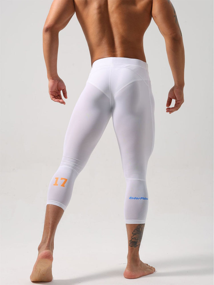 Men's Super Stretch Quick-drying Cropped Leggings