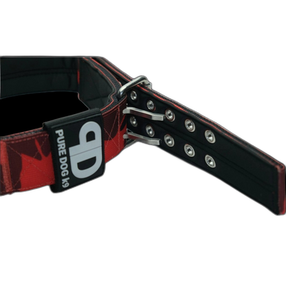 Pure Dog K9 Sport Collar Red Camo