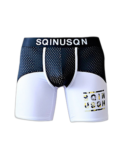 Men's Anti-Chafing Sports Boxer Briefs with Spacious Pouch