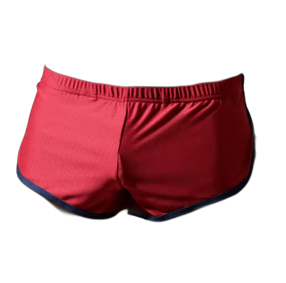 Mesh Shorts With Pouch Red/Blue