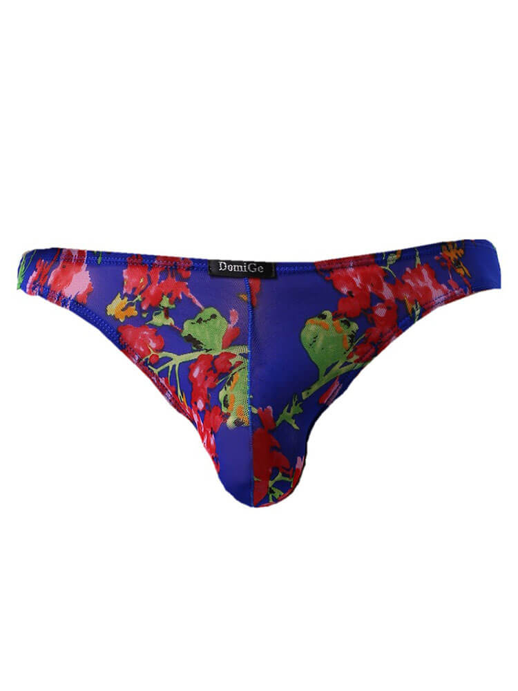 Men's Stylish Printed Mesh Breathable Briefs