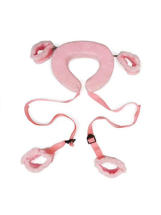 Erotic Restraint Bondage Pillow Leg-Split Strap