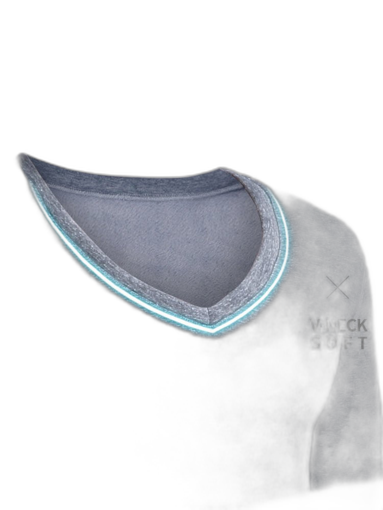 V-Neck Thermal Underwear With Fleece Lined