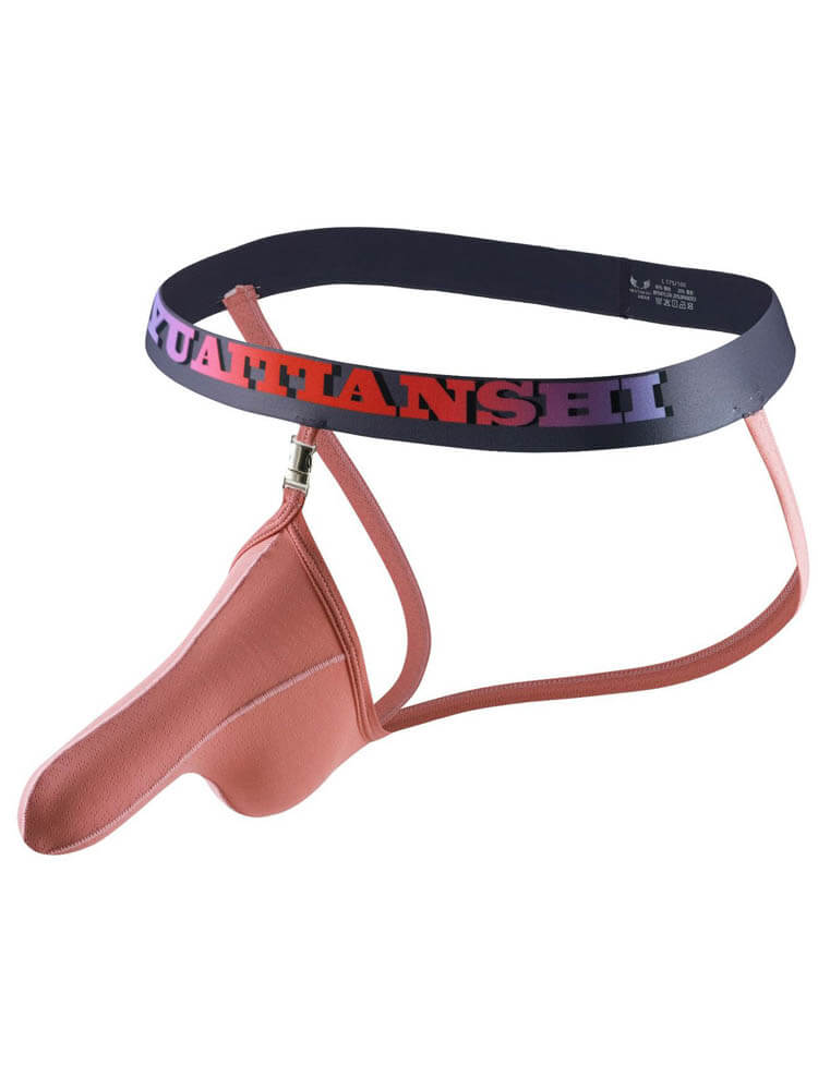 Men's Lock Removable Elephant Nose Thongs