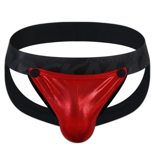Jockmail Minimal Reflective Rainbow Jockstrap
