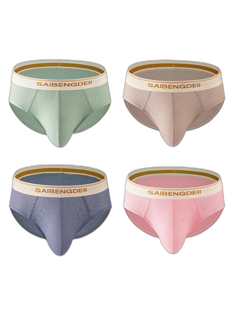 Men's Threaded Fabric U-Raised Low Rise Trunks