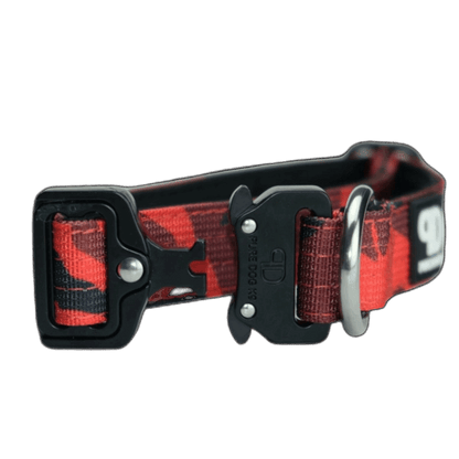 Pure Dog K9 Tactical Collar Red Camo