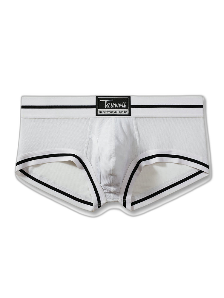 Men's Breathable Mesh Line Trunks with Fly