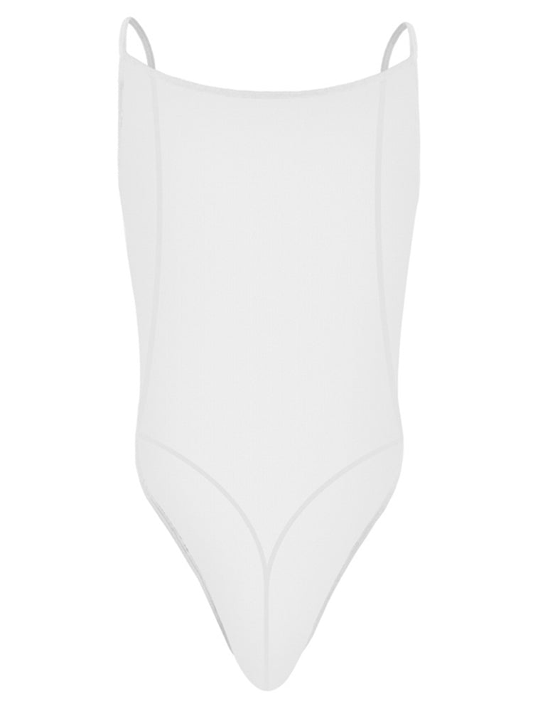Men's Mesh Sheer Spandex Bodysuit