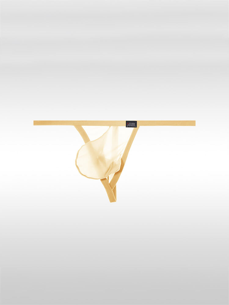 Men's Ultra-Thin Transparent Sexy Low-Rise Thong
