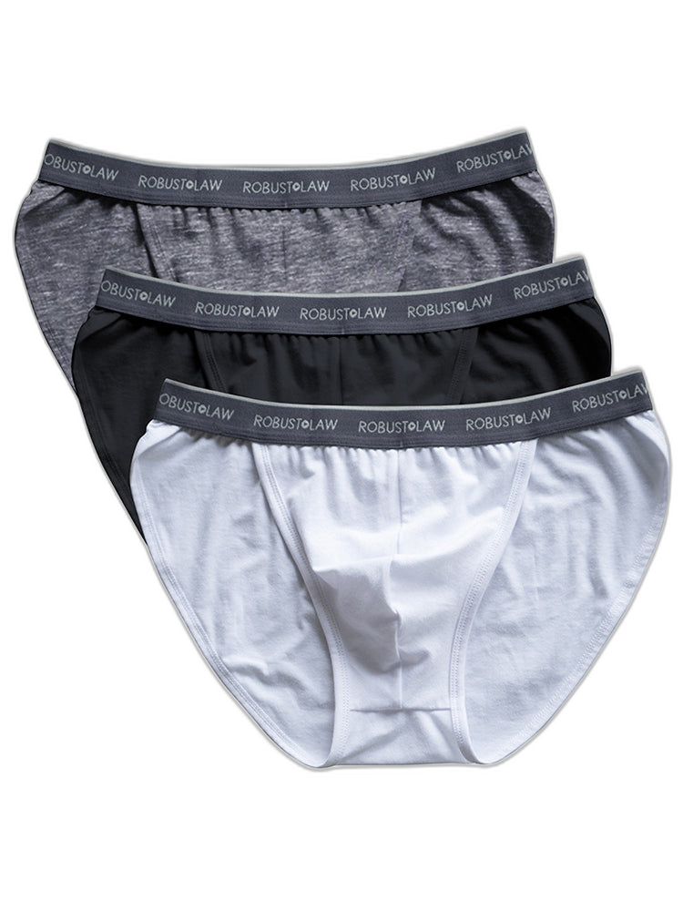 3 Pack Men's Cotton Bikini Underwear