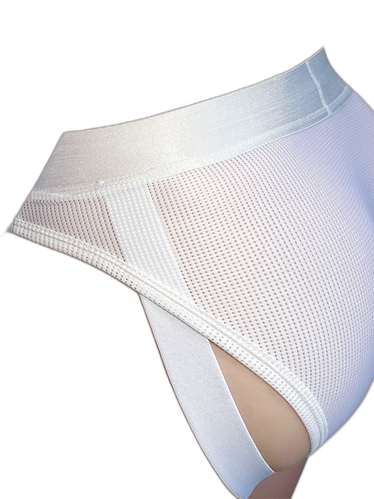 2 Pack Men's Mesh Breathable Multi-Functional Lifting Briefs