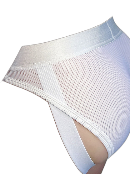 2 Pack Men's Mesh Breathable Multi-Functional Lifting Briefs