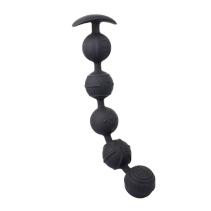 Penta - Silicone Anal Beads - 5 Beads with Tail