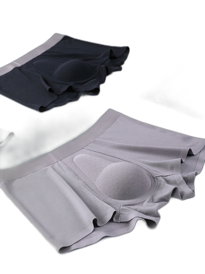 Men's Seamless Trunks with Organic Latex Support Cup