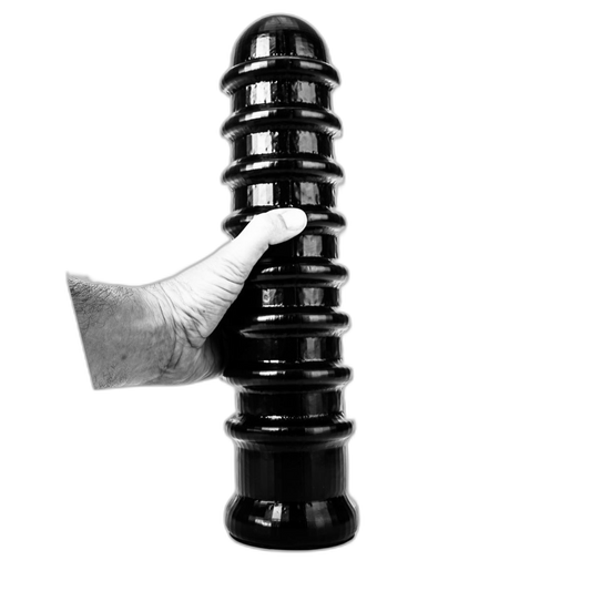 ruff GEAR The Captain Ass Pounder Didlo 15.7 Inch Black