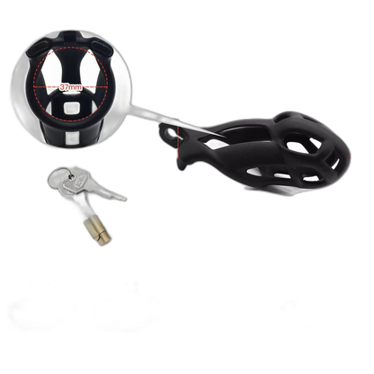 Breathable Mesh Chastity Cage With 4 Ring Sizes