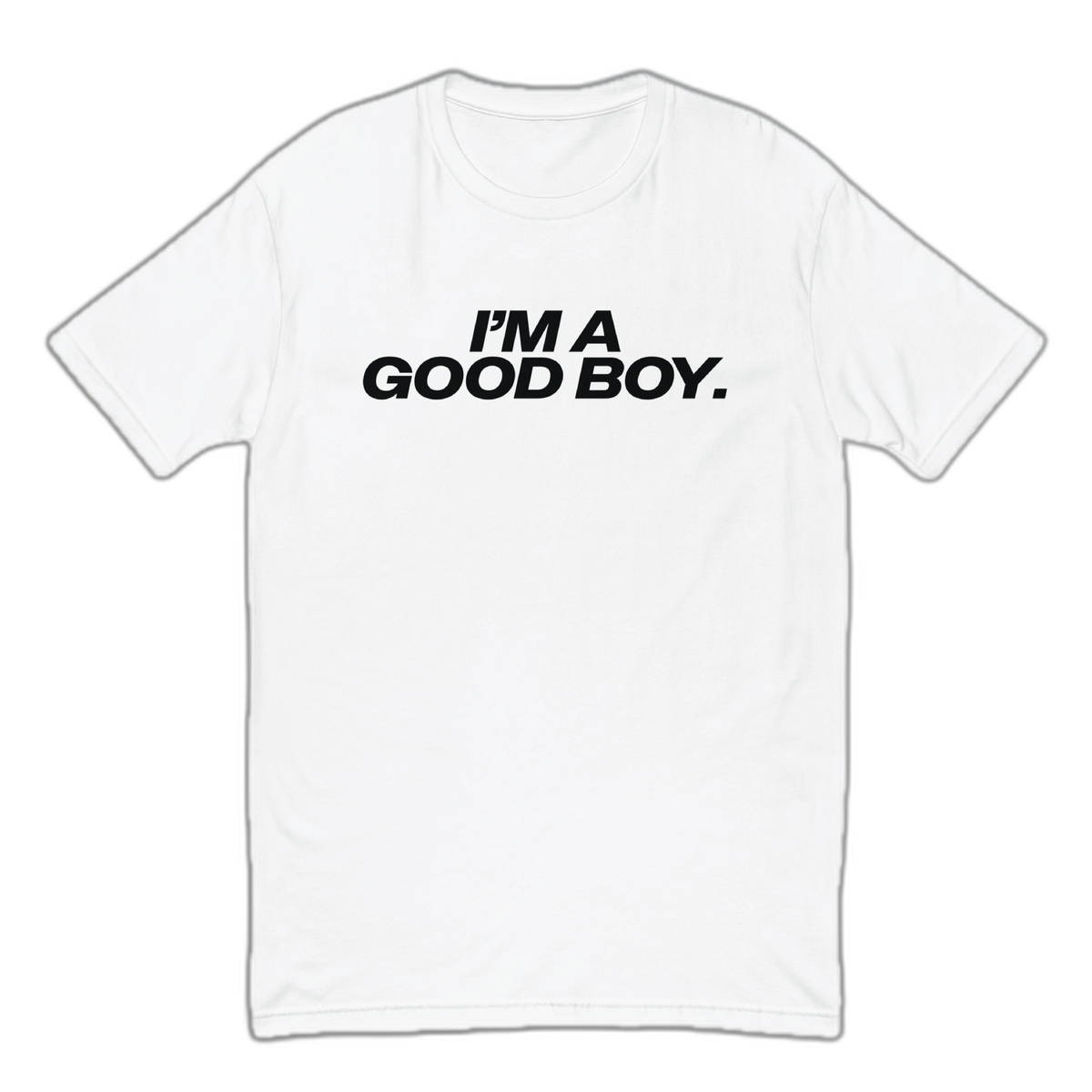 I'm A Good Boy Fitted T-Shirt