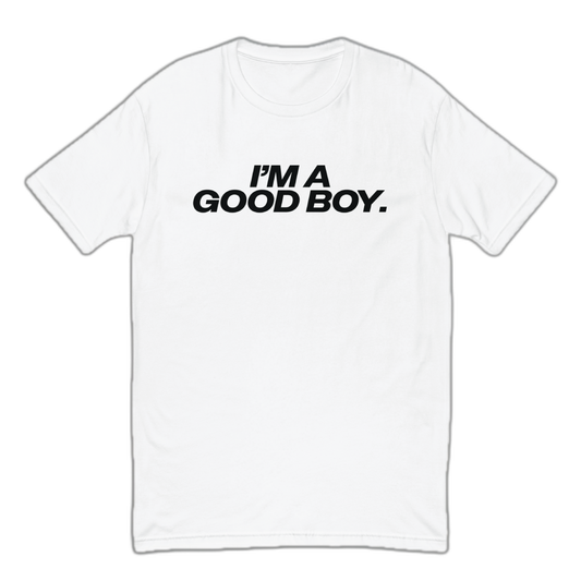 I'm A Good Boy Fitted T-Shirt