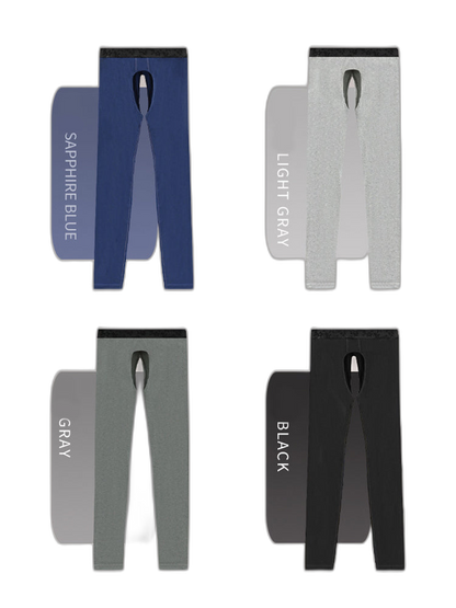 Men's Pure Cotton Open Crotch Breathable Warm Pants
