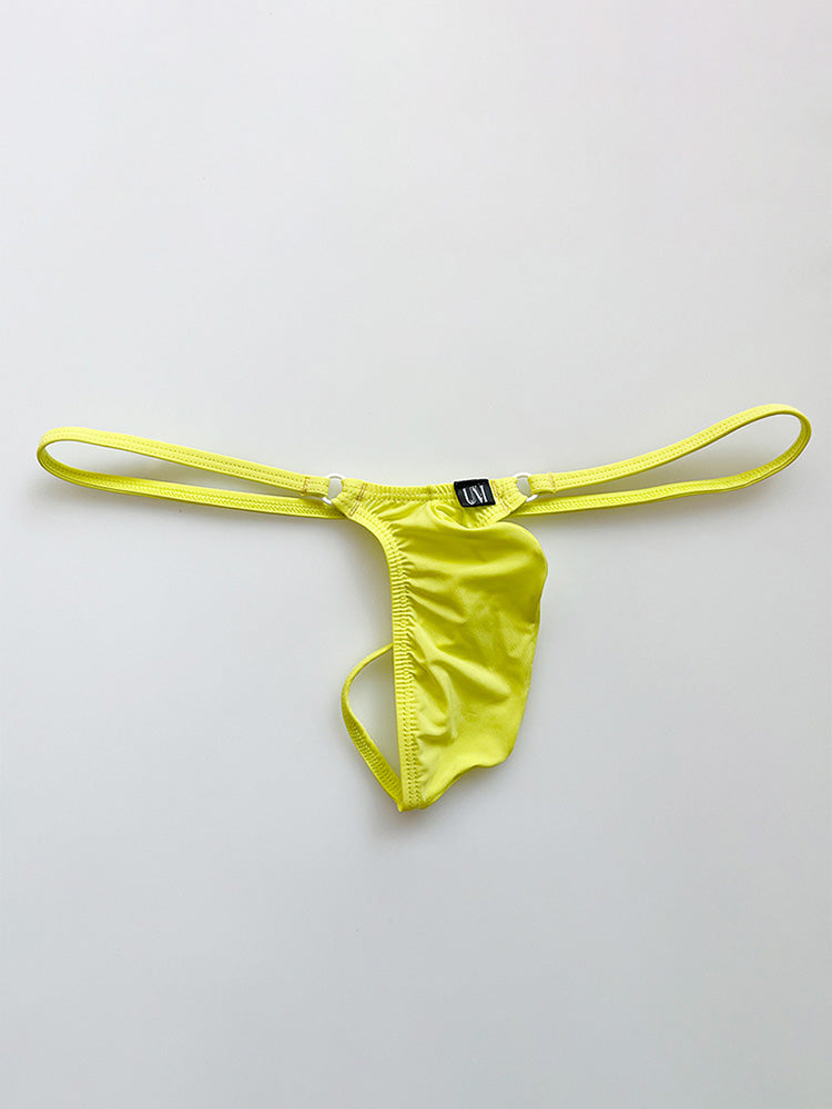 Men's Smooth Ice Silk Low Rise Thong 