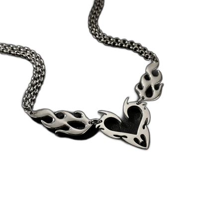 Flame Heart Choker