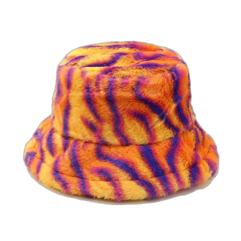 Fluffy Pattern Bucket Hat