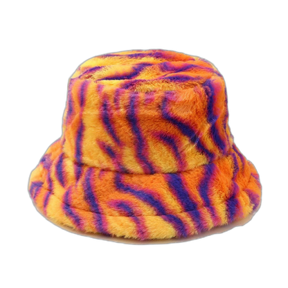 Fluffy Pattern Bucket Hat