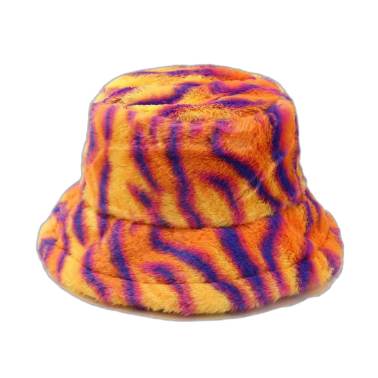 Fluffy Pattern Bucket Hat