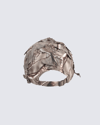 Camouflage Leaf Patterned Cap