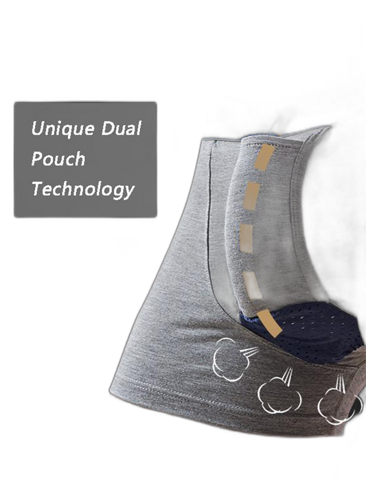 Men's Separate Ball Pouch Cotton Trunks