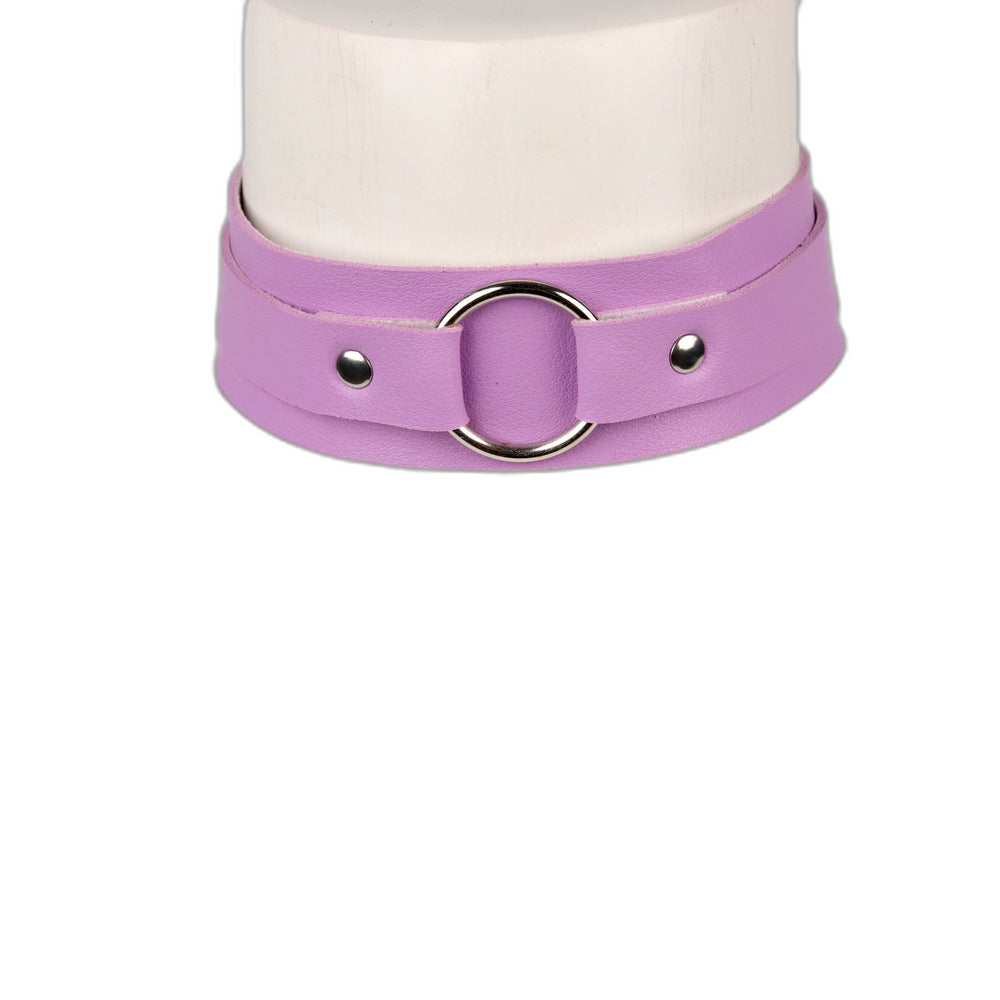 Leather O-Ring Collar / Choker