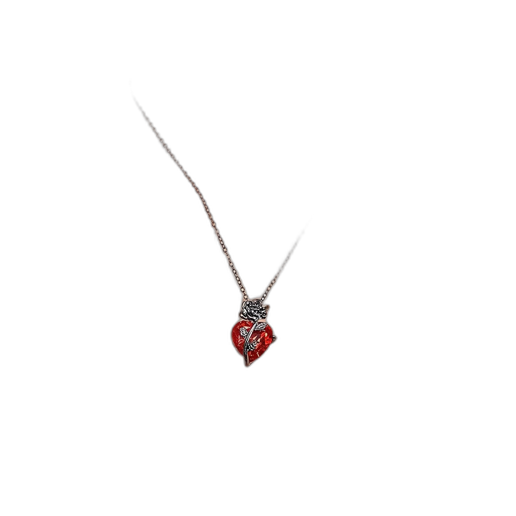 Blood Rose Necklace