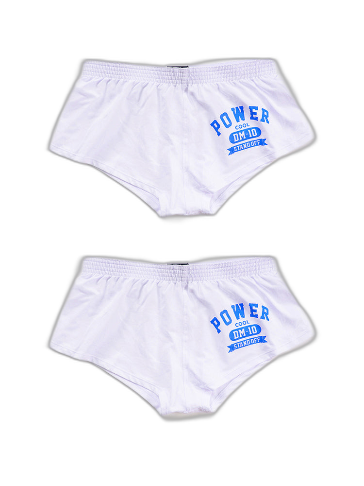 2-pack Men's DM Printed Lettering Low Waist Sexy Cotton Boxer Shorts