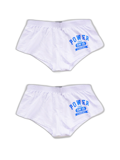 2-pack Men's DM Printed Lettering Low Waist Sexy Cotton Boxer Shorts