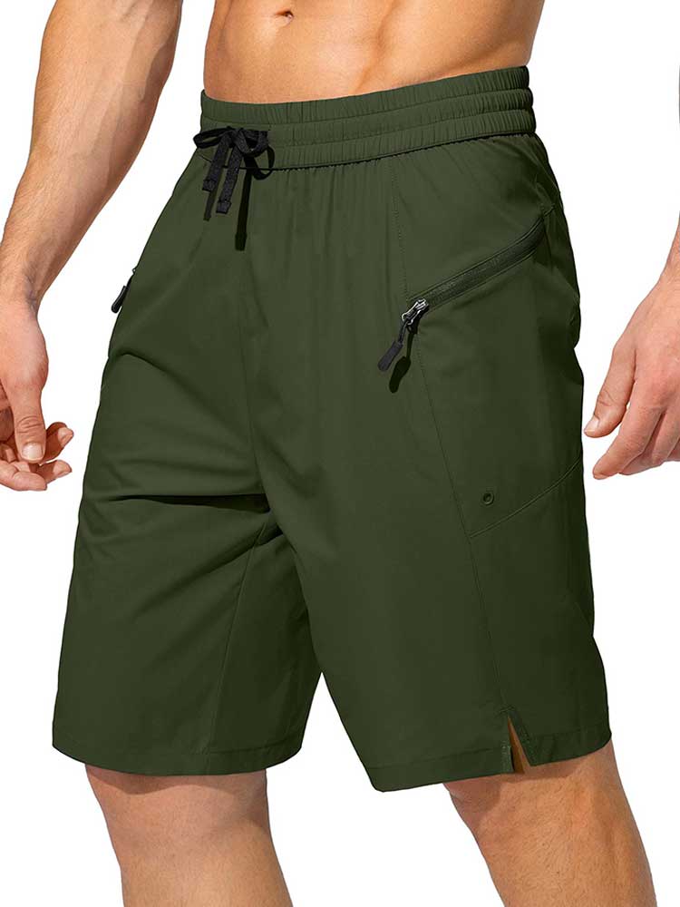Men's Sexy Quick-Dry Solid Drawstring Beach Shorts